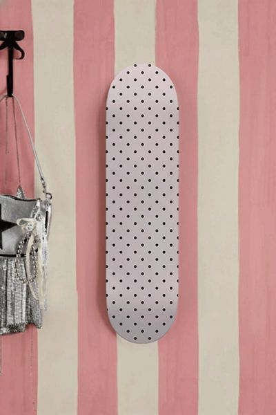 Manic Cherry Pretty in Pink Skateboard Wall Art