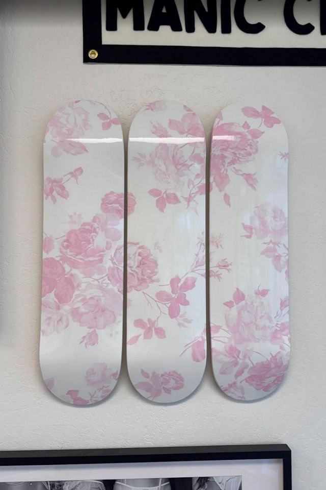 Manic Cherry Rose Garden Skateboard Wall Art #2