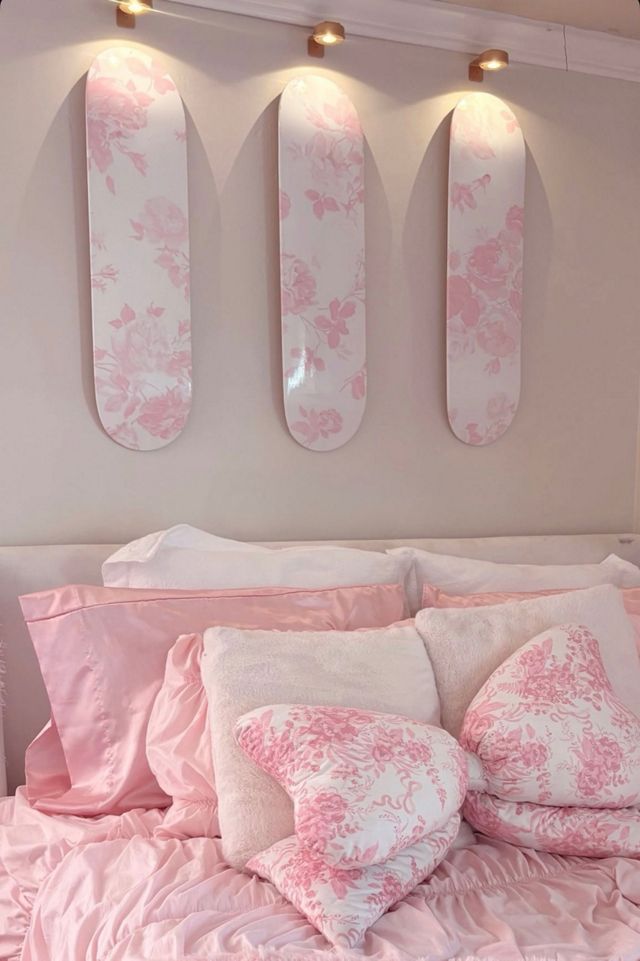 Manic Cherry Rose Garden Skateboard Wall Art #3