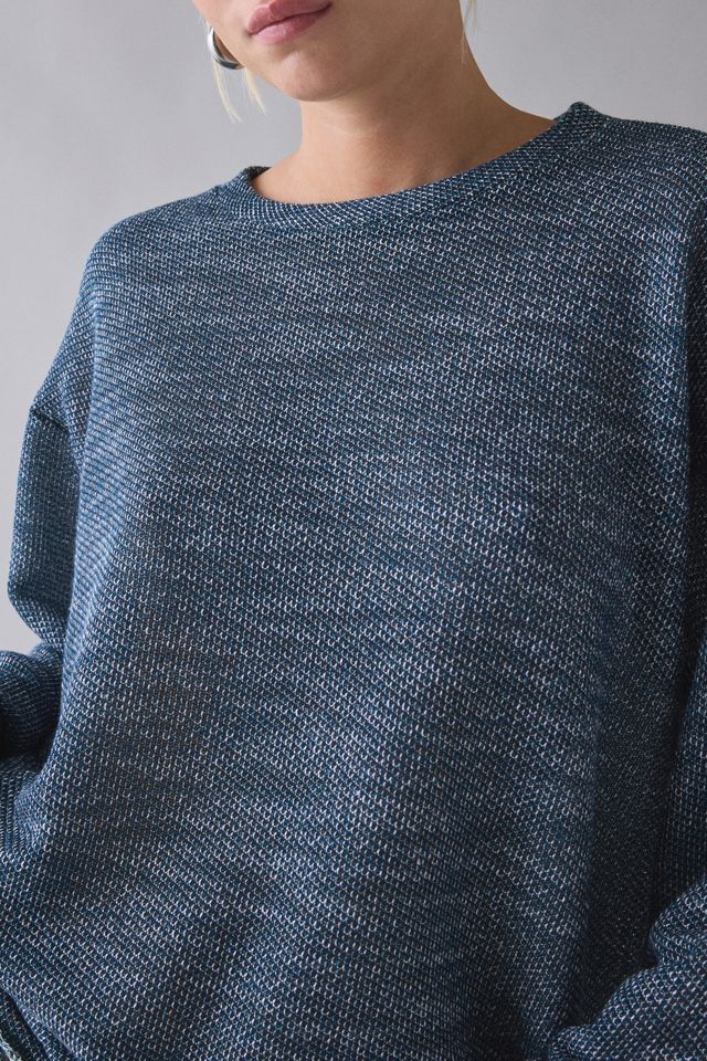 ReMADE By UO Remnants Marled Knit Drippy Sleeve Top #1