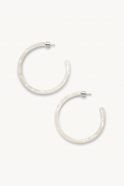 MACHETE Italian Acetate Large Hoop Earrings