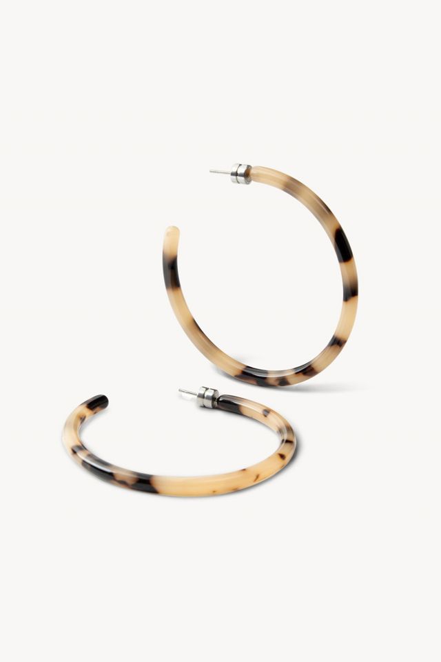 MACHETE Italian Acetate Large Hoop Earrings #2