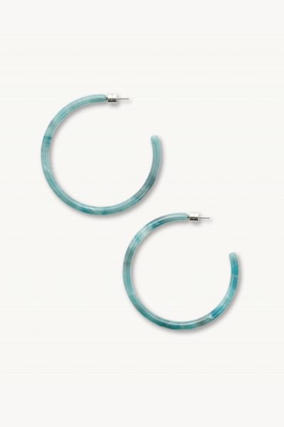 MACHETE Italian Acetate Large Hoop Earrings