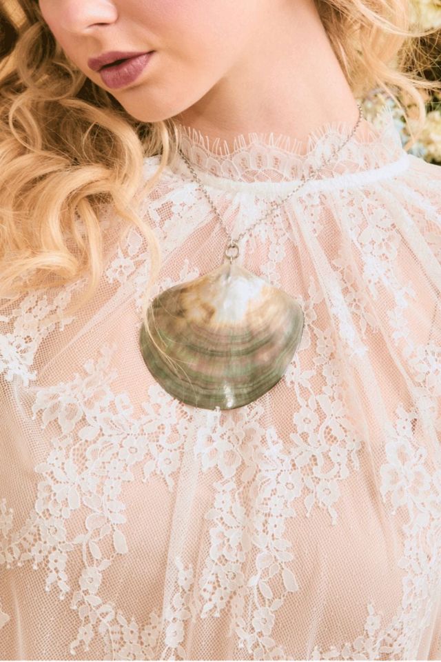 Petit Moments Abalone Shell  Necklace #1