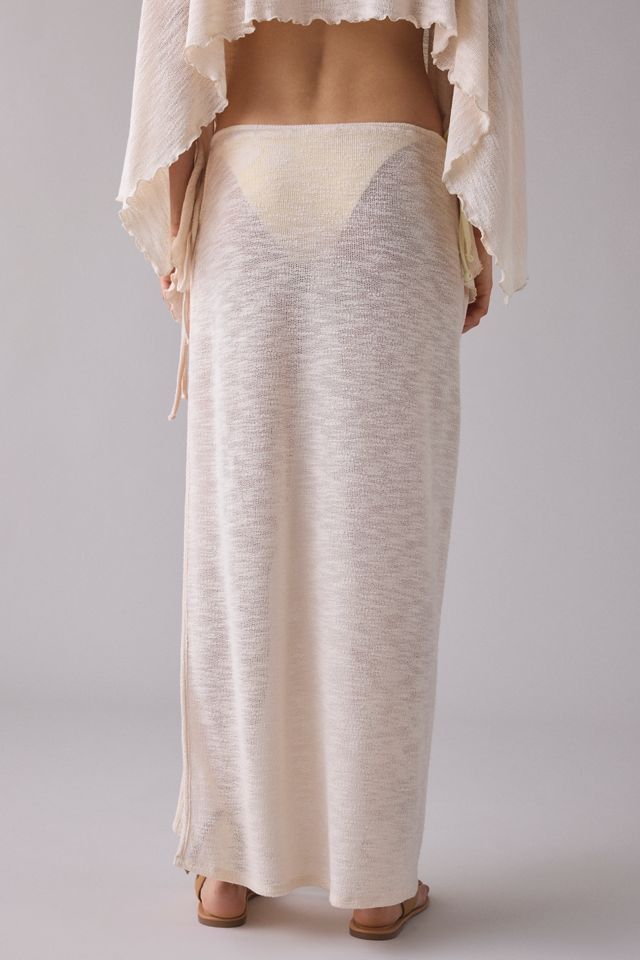 Out From Under Bella Swit Knit Side-Tie Maxi Sarong #4