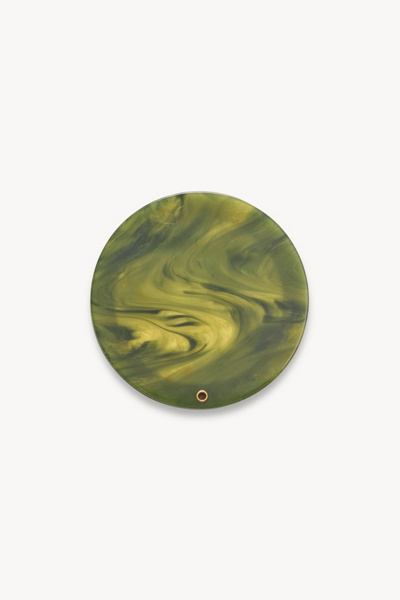 MACHETE Italian Acetate Circle Compact Mirror
