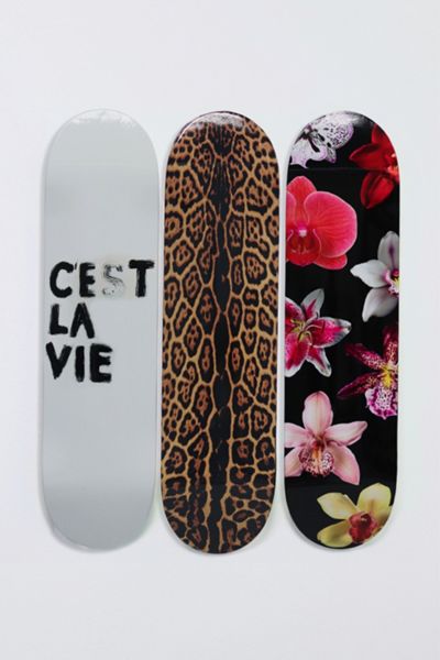 Manic Cherry CEST X LEOPARD X ORCHID Skateboard Wall Art