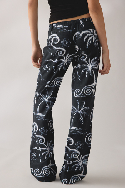 UO Newport Linen Straight Leg Pants