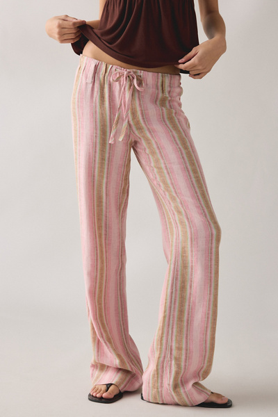 UO Newport Linen Straight Leg Pants