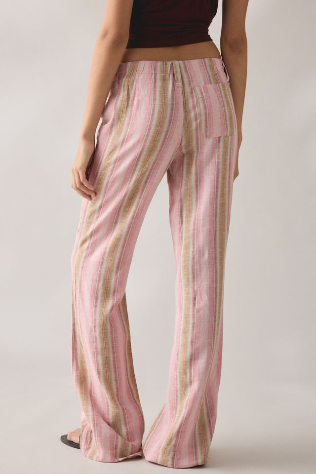 UO Newport Linen Straight Leg Pants #3