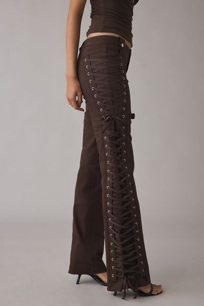 I.AM.GIA Holly Lace-Up Flare Pants
