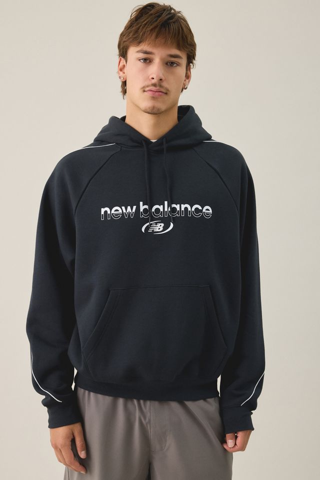 New Balance Trackside Graphic Fleece Hoodie Sweatshirt #2