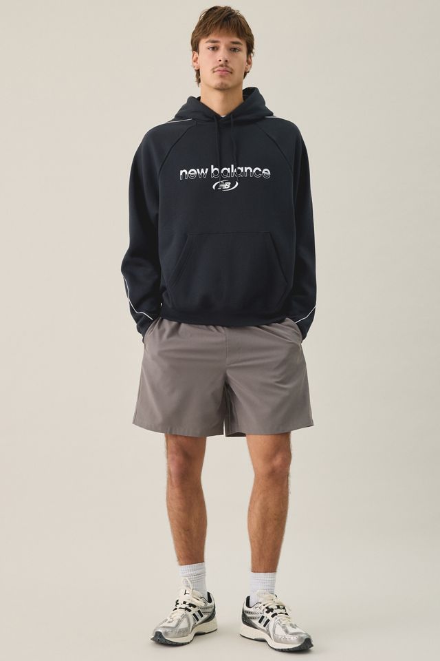 New Balance Trackside Graphic Fleece Hoodie Sweatshirt #4