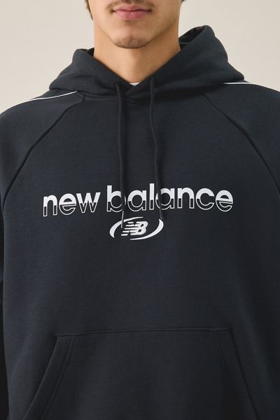 New Balance Trackside Graphic Fleece Hoodie Sweatshirt