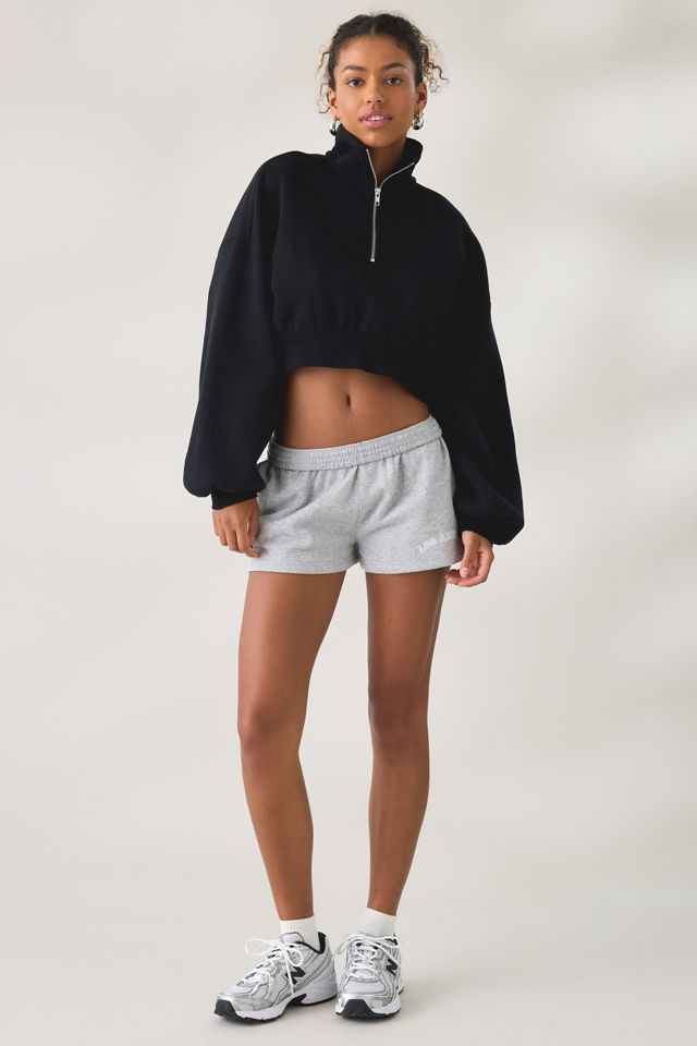 Out From Under Take It Easy Cropped Quarter Zip Pullover #3