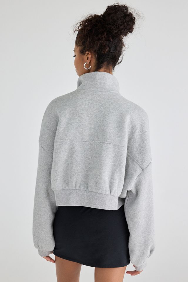 Out From Under Take It Easy Cropped Quarter Zip Pullover #4