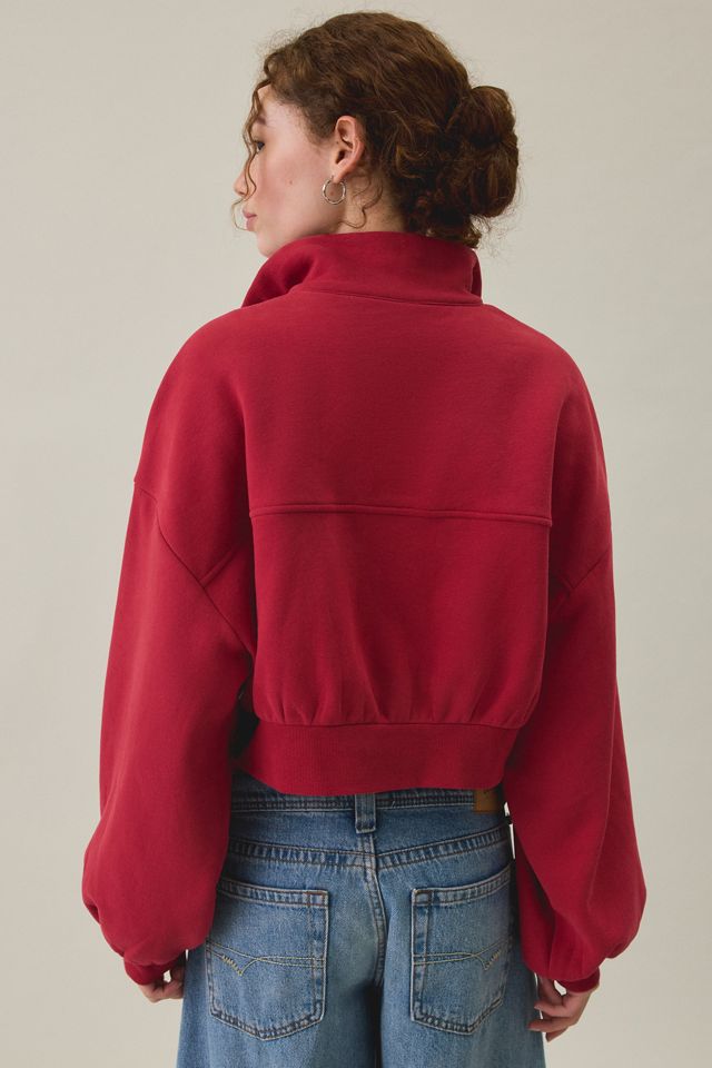 Out From Under Take It Easy Cropped Quarter Zip Pullover #4