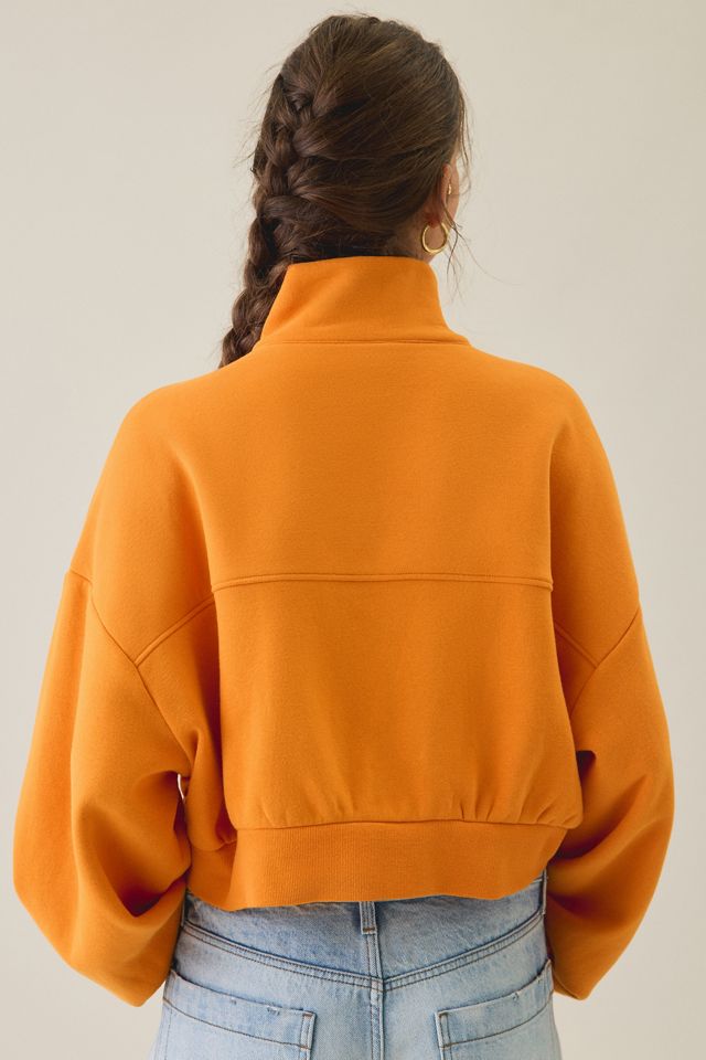 Out From Under Take It Easy Cropped Quarter Zip Pullover #1