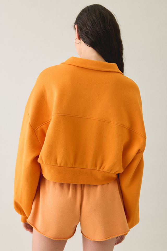 Out From Under Take It Easy Cropped Quarter Zip Pullover #4