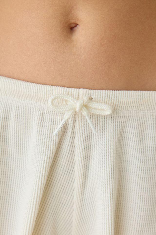 Out From Under So Fetch Waffle Knit Micro Shorts #3