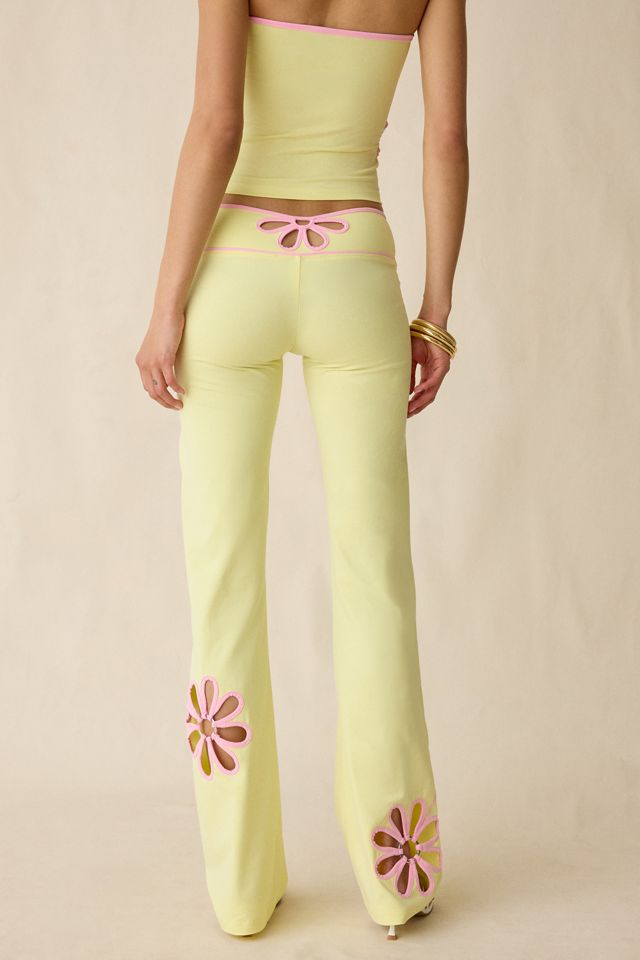 Pantalon évasé à taille basse avec découpes Daisy I.AM.GIA. #3