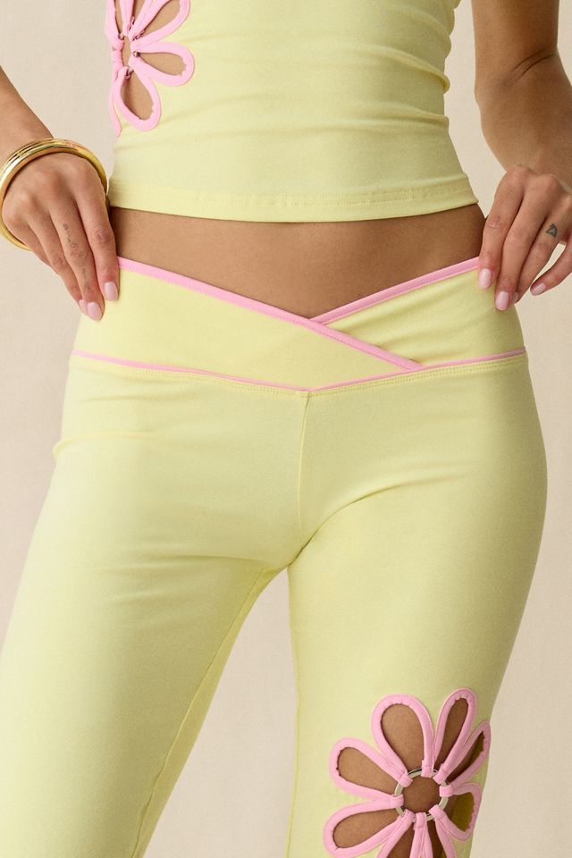 Pantalon évasé à taille basse avec découpes Daisy I.AM.GIA. #4