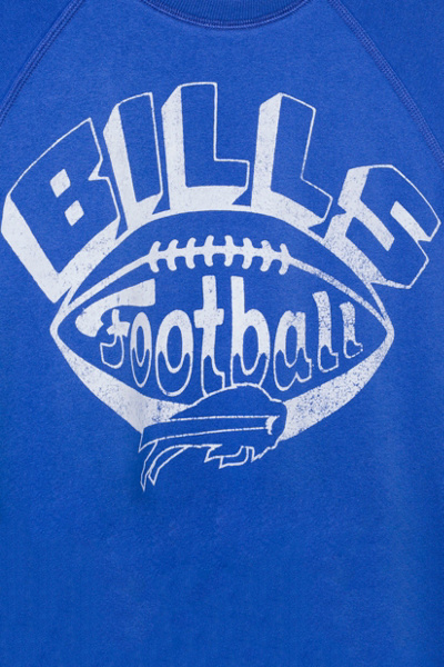 Women's NFL Football Raglan Crewneck Fleece Sweatshirt