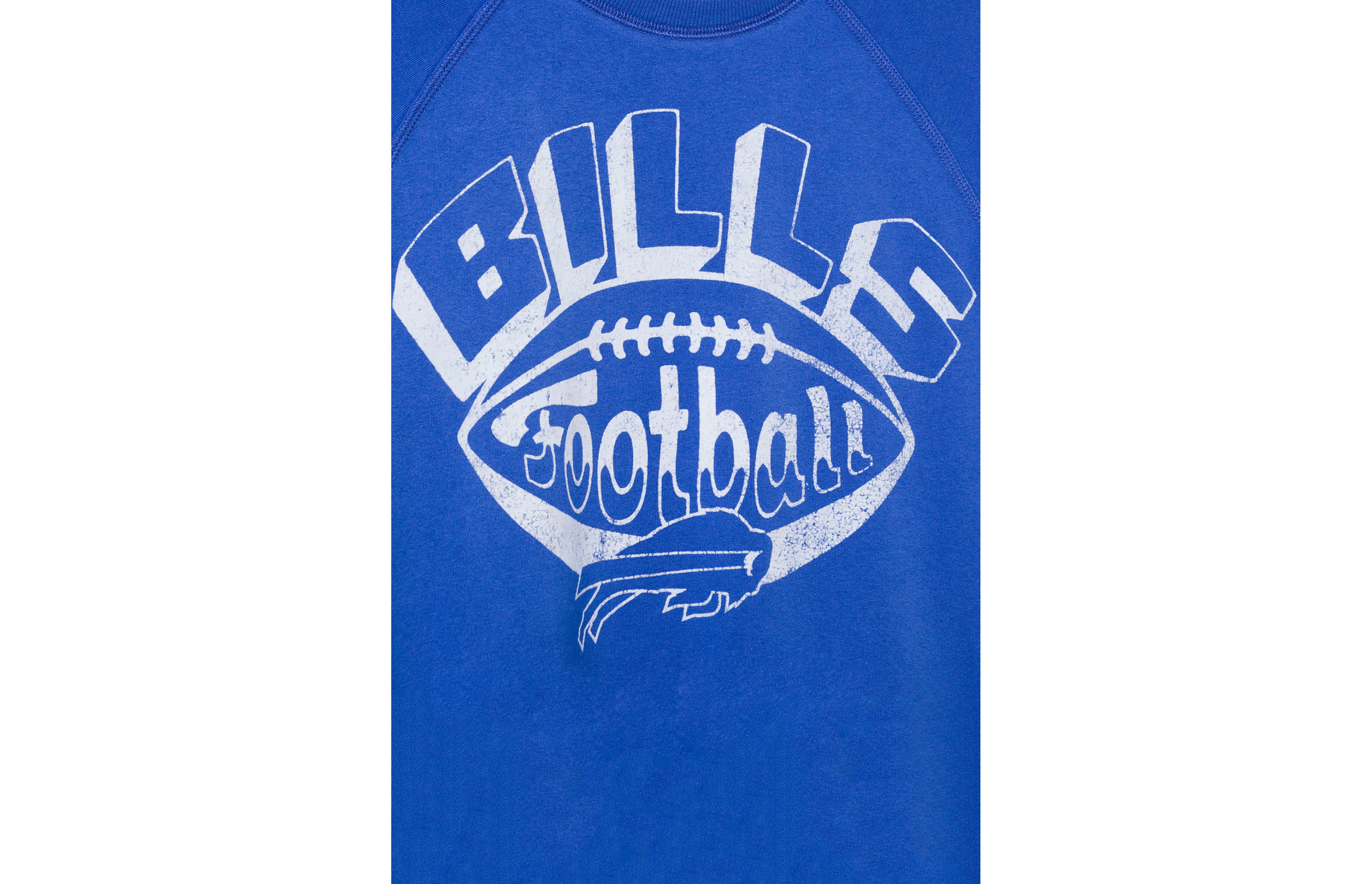 Women's NFL Football Raglan Crewneck Fleece Sweatshirt