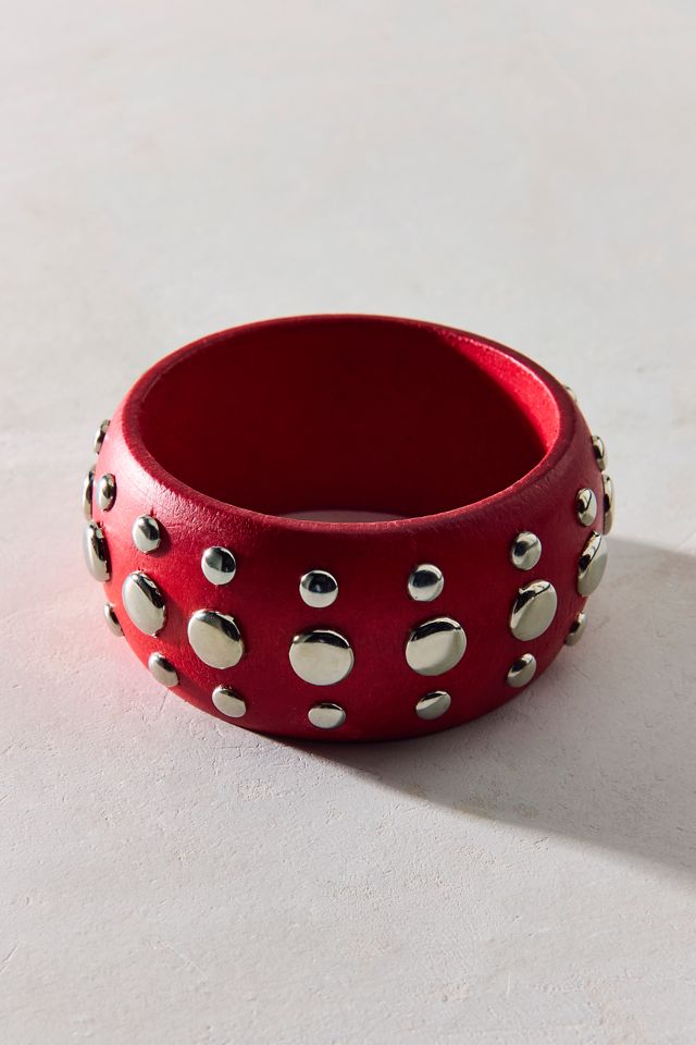 Dean Metal Studded Bangle Bracelet #2
