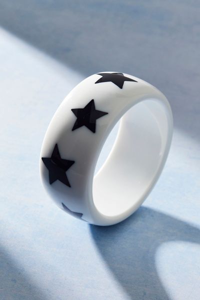 Stars Resin Bangle Bracelet
