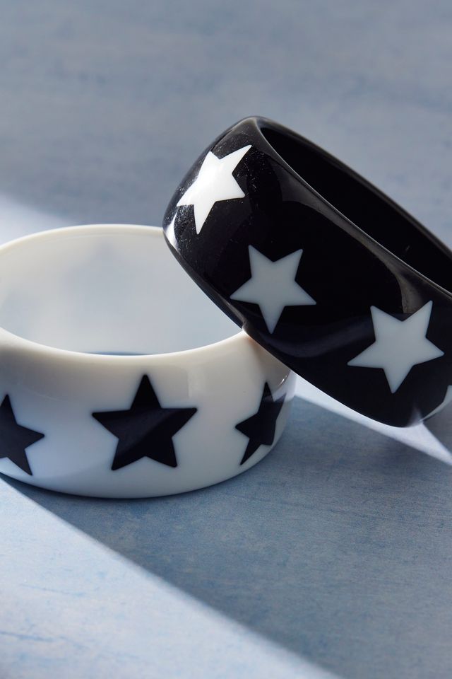Stars Resin Bangle Bracelet #1