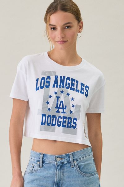 Mitchell & Ness MLB Team Graphic Boxy Cropped Tee