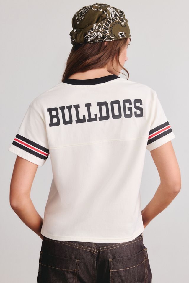 Mitchell & Ness NCAA Retro Roots Boxy Cropped Tee #3