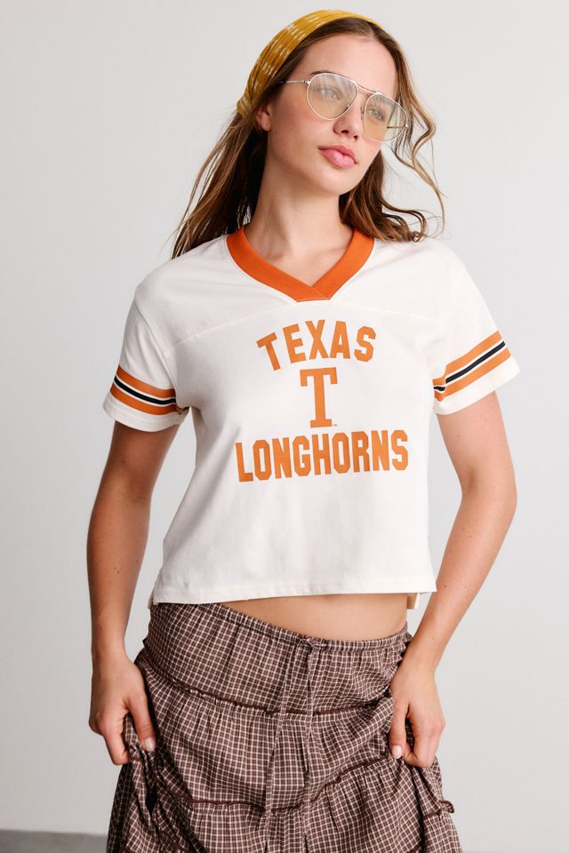 Mitchell & Ness NCAA Retro Roots Boxy Cropped Tee #2