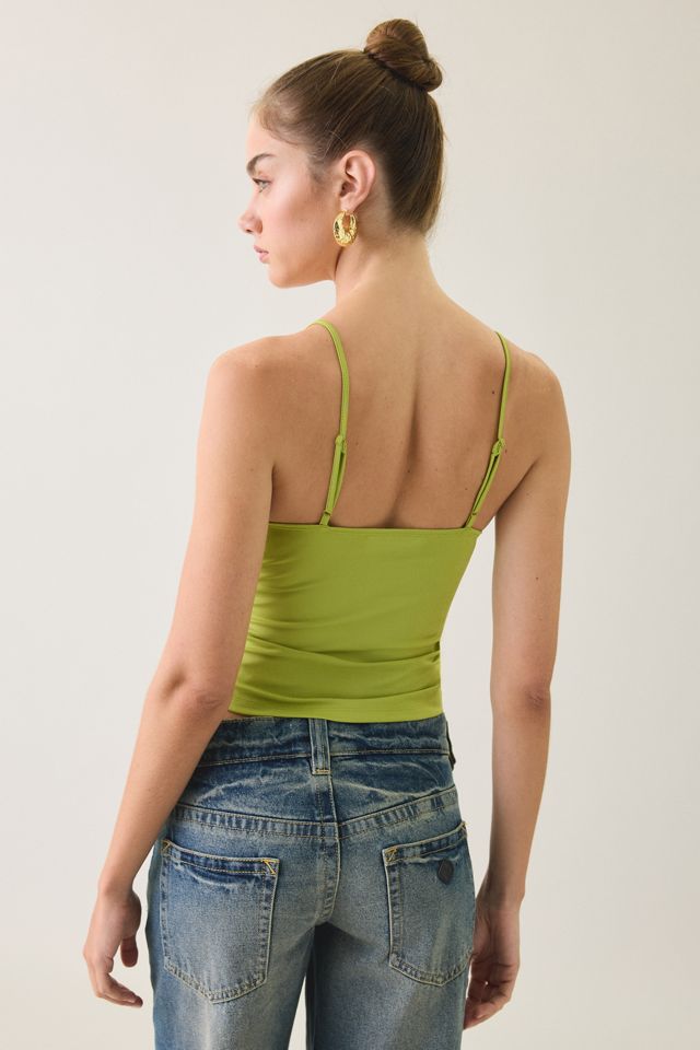 UO Date Night Lace Trim Cropped Cami #1