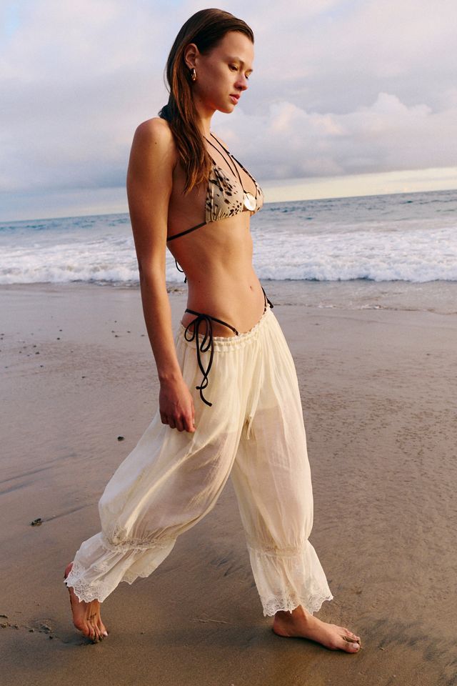 Frankies Bikinis X JENNIE Ari Reversible Triangle Bikini Top #2