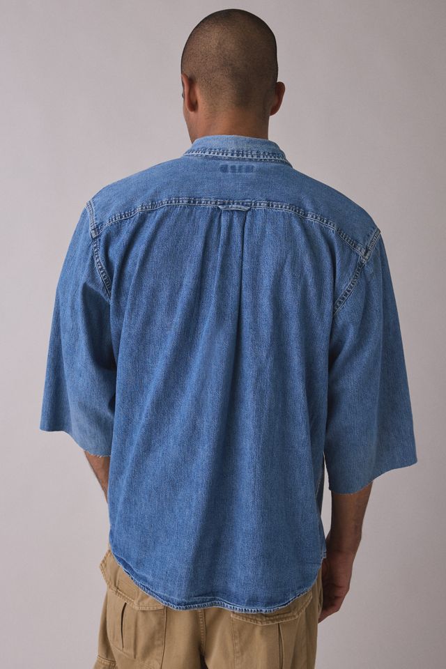 ReMADE By UO 3/4 Sleeve Denim Shirt #1