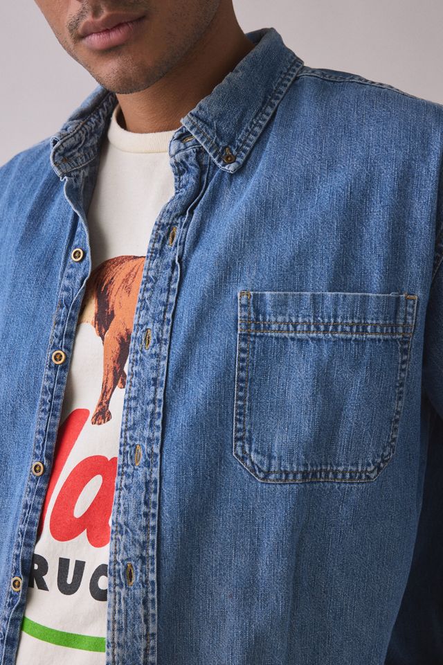 ReMADE By UO 3/4 Sleeve Denim Shirt #2