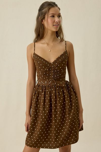urban outfitters brown polka dot dress Try on Trials: An Honest Review of Urban Outfitters Dresses  Wolf & Stag