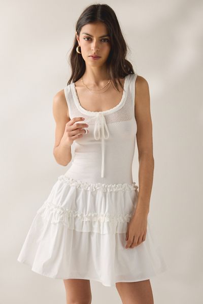 maisie corset mini dress Kiss The Sky Maisie Frill Lace Trim Corset Mini Dress