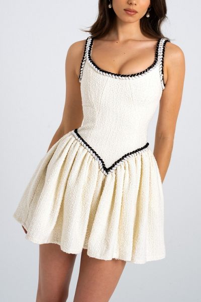 Miss Circle Coco Boucle Tweed Mini Dress