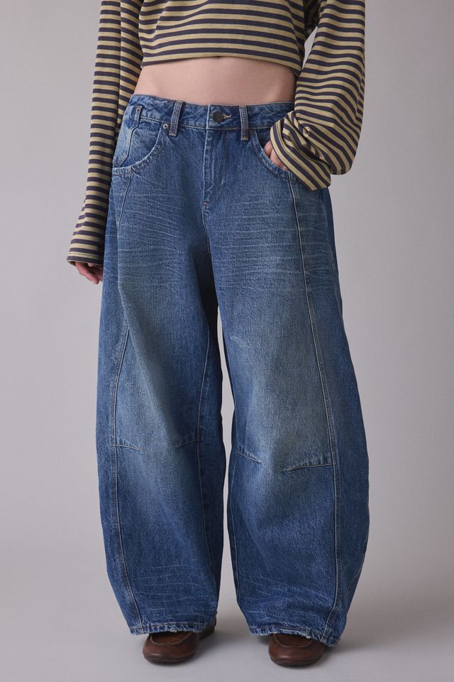 iets frans… Big Sid Low-Rise Baggy Barrel Jeans #1