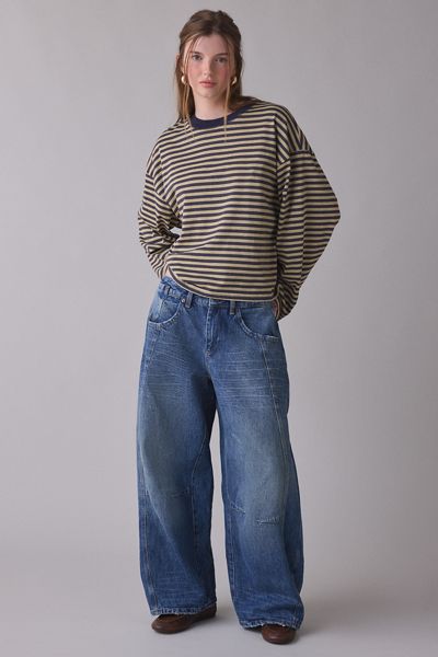 iets frans… Big Sid Low-Rise Baggy Barrel Jeans