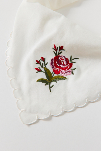 Embroidered Icon Hair Scarf