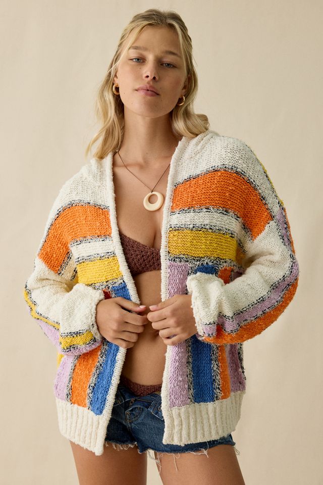 BDG Go Coastal Oversized Open-Front Hoodie Cardigan #2