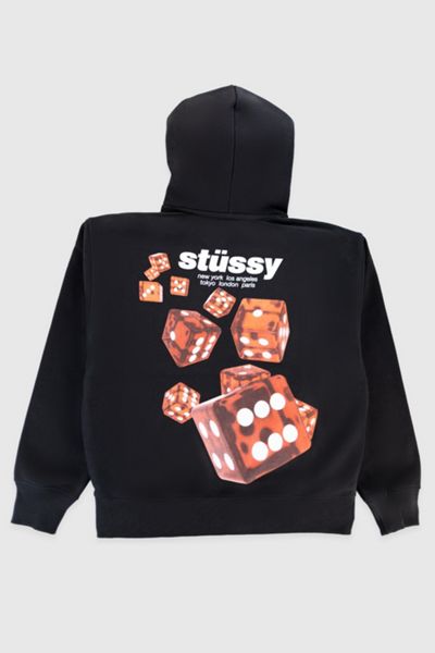 Stussy Pigment Dyed Dice Hoodie Sweatshirt | Urban Outfitters