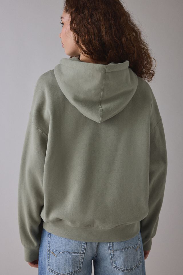 OBEY Collegiate Embroidered Graphic Baggy Full-Zip Hoodie Sweatshirt #2