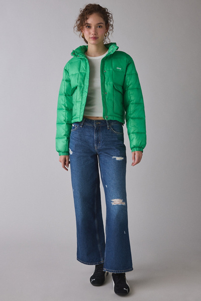 OBEY Surface Cropped Puffer Jacket