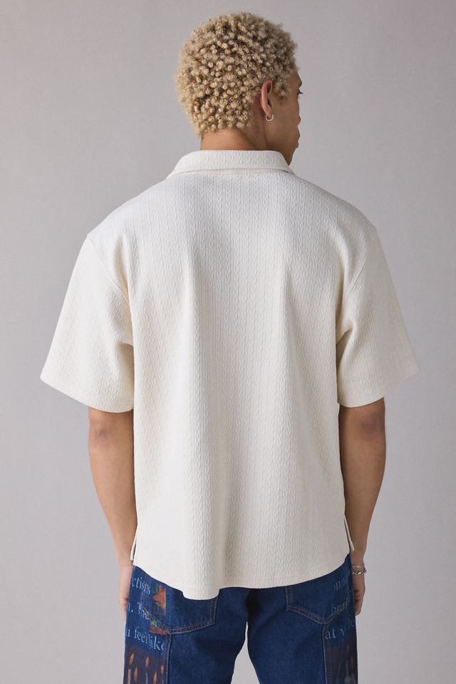 PLEASURES Cable Polo Shirt #1
