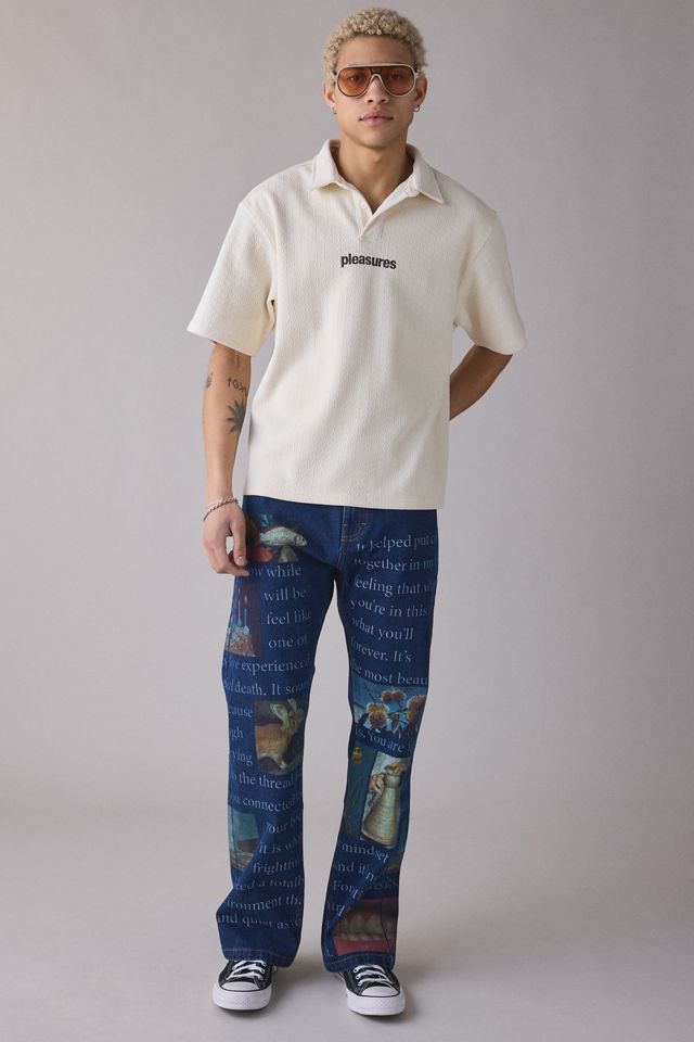 PLEASURES Cable Polo Shirt #4